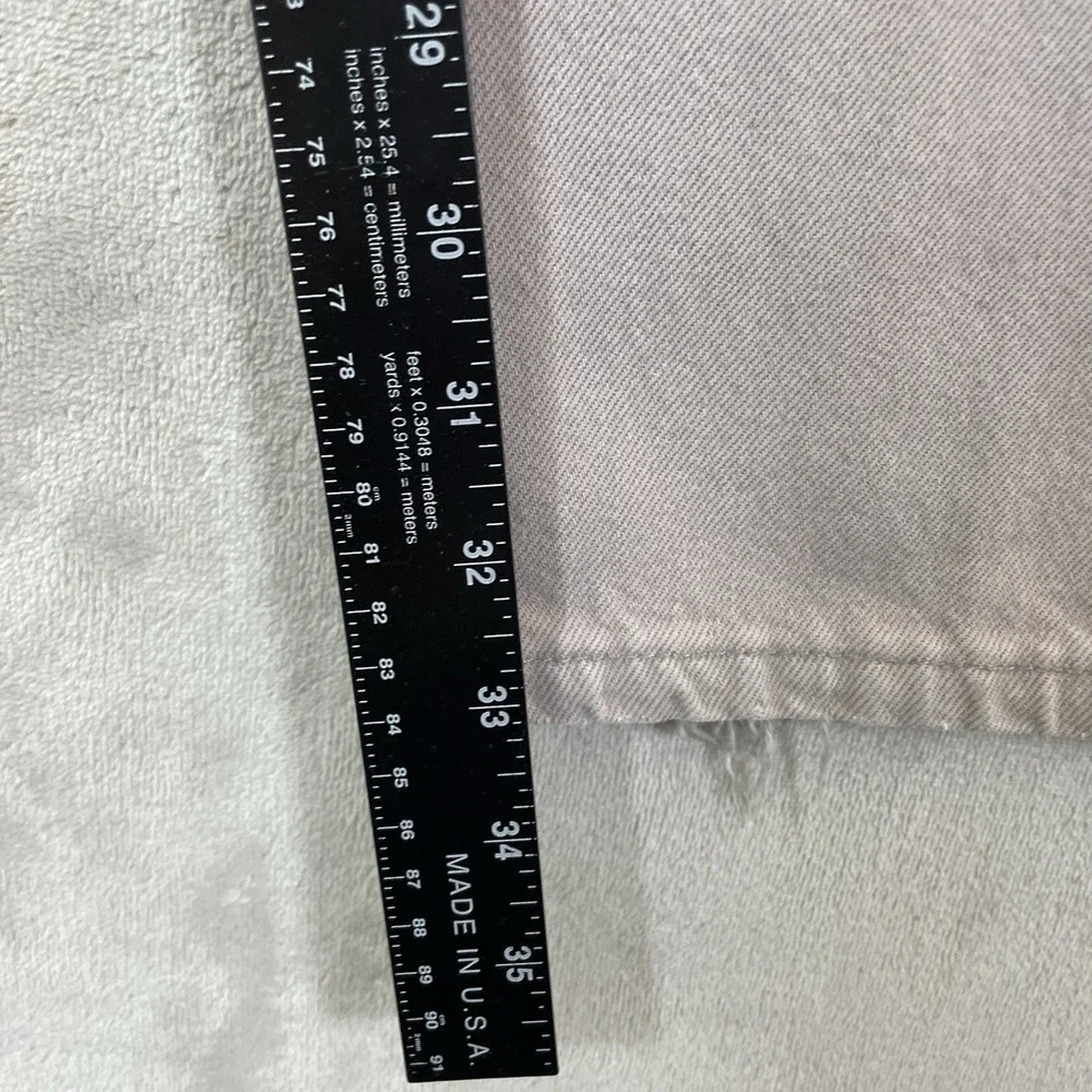 VTG Levi's 501 0648 Light Gray Denim Jeans Made in USA Men's 34x34 (fit 33x33)